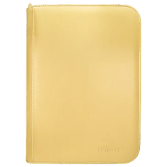 Vivid 4-Pocket Zippered PRO-Binder - Yellow